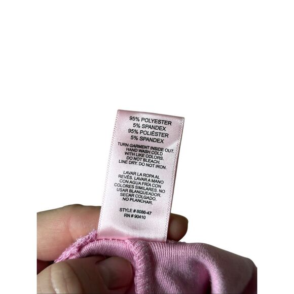 Juicy Couture Rhinestone Lounge Pajama Pants size L Cashmere Rose Pink - Picture 8 of 8